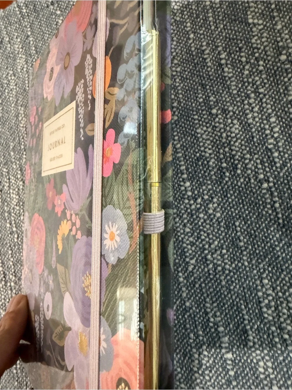 Riffle paper Co. Journal with pen “Garden Party Violet” 144 pages